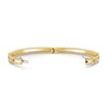 ELSIE LOVE Flower Bracelet Women 18K Gold Plated V Gold Zirconia PVD 5x Layered Elegant Bangle 6.69" - Image 4