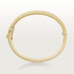 ELSIE LOVE Wide Pavé Bangle Bracelet Women’s Luxury 18K Gold Plated Zirconia Cuff - Image 5