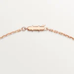 ELSIE LOVE Circle Zircon Pendant Necklace Women 18K Gold Plated V Gold PVD 5x Layered 17-Inch Chain - Image 5