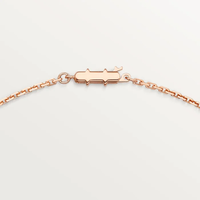 ELSIE LOVE Circle Zircon Pendant Necklace Women 18K Gold Plated V Gold PVD 5x Layered 17-Inch Chain - Image 5