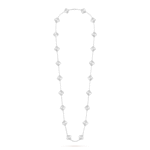ELSIE LOVE Multi Clover Long Necklace for Women, 925 Sterling Silver, 18K Gold Plated - Image 25