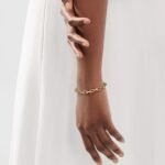 ELSIE LOVE Small Link Bracelet for Women, 18K Gold Plated, V Gold, PVD 5x Layered, Fits Medium Wrist - Image 6