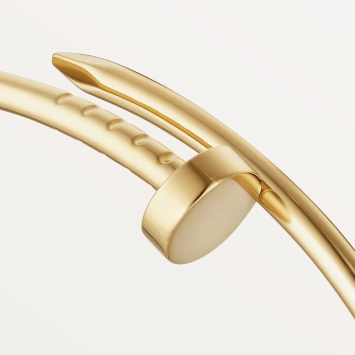 ELSIE LOVE Nail Bangle · 18K Gold Plated · Slim 2.5mm · Gold / Rose Gold · Minimalist Open Bracelet - Image 5