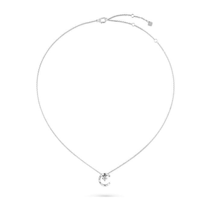 ELSIE LOVE Coco Crush Necklace Women 18K Gold Plated V Gold Zirconia C Letter Pendant PVD 5x Layered - Image 5