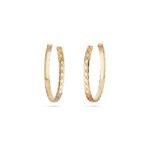 ELSIE LOVE Coco Crush Hoop Earrings Women 18K Gold Plated V Gold PVD 5x Layered Fashion Jewelry - Image 5