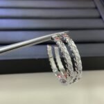 ELSIE LOVE Coco Crush Hoop Earrings Women 18K Gold Plated V Gold Zirconia PVD 5x Layered Fashion Jewelry - Image 5