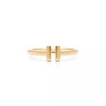 ELSIE LOVE T Ring Women 925 Silver 18K Gold Plated PVD 5x Layered Minimalist Open Band