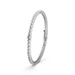 ELSIE LOVE Perlee Pearls of Gold Bangle for Women, 18K Gold Plated V Gold - Image 5