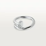 ELSIE LOVE Nail Ring, Women’s 18K Gold Plated Cubic Zircon Open Ring - Image 6