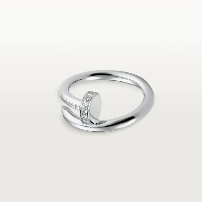 ELSIE LOVE Nail Ring, Women’s 18K Gold Plated Cubic Zircon Open Ring - Image 6