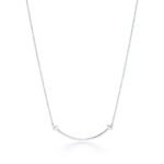 ELSIE LOVE Smile Pendant Small | V Gold 18K Gold Plated Minimalist Necklace - Image 6