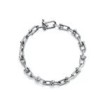 ELSIE LOVE Small Link Bracelet for Women, 18K Gold Plated, V Gold, PVD 5x Layered, Fits Medium Wrist - Image 7