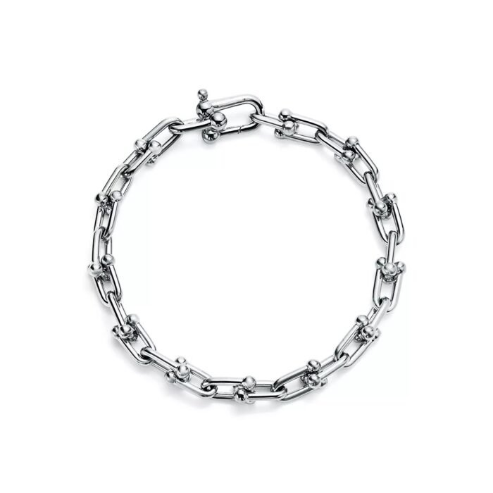 ELSIE LOVE Small Link Bracelet for Women, 18K Gold Plated, V Gold, PVD 5x Layered, Fits Medium Wrist - Image 7