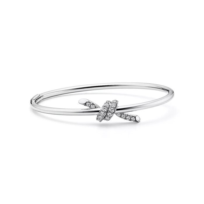 ELSIE LOVE Knot Bracelet with Zirconia · 18K Gold Plated · PVD 5x Layered · V Gold Material - Image 6