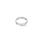 ELSIE LOVE Coco Crush Ring | 925 Silver 18K Gold Plated Quilted Fashion Ring - Image 6