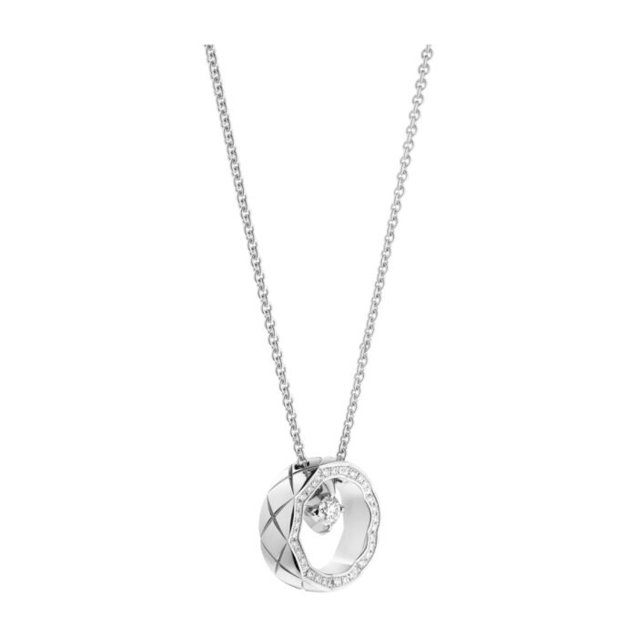 ELSIE LOVE Coco Crush Necklace Women 18K Gold Plated V Gold Zirconia PVD 5x Layered Circle Pendant - Image 6