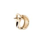 ELSIE LOVE Coco Crush Earrings Women 18K Gold Plated V Gold PVD 5x Layered Quilted Design - Image 6