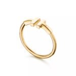 ELSIE LOVE T Ring Women 925 Silver 18K Gold Plated PVD 5x Layered Minimalist Open Band - Image 2
