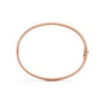 ELSIE LOVE Perlee Bangle Bracelet for Women, 18K Gold Plated V Gold, Cubic Zircon - Image 6