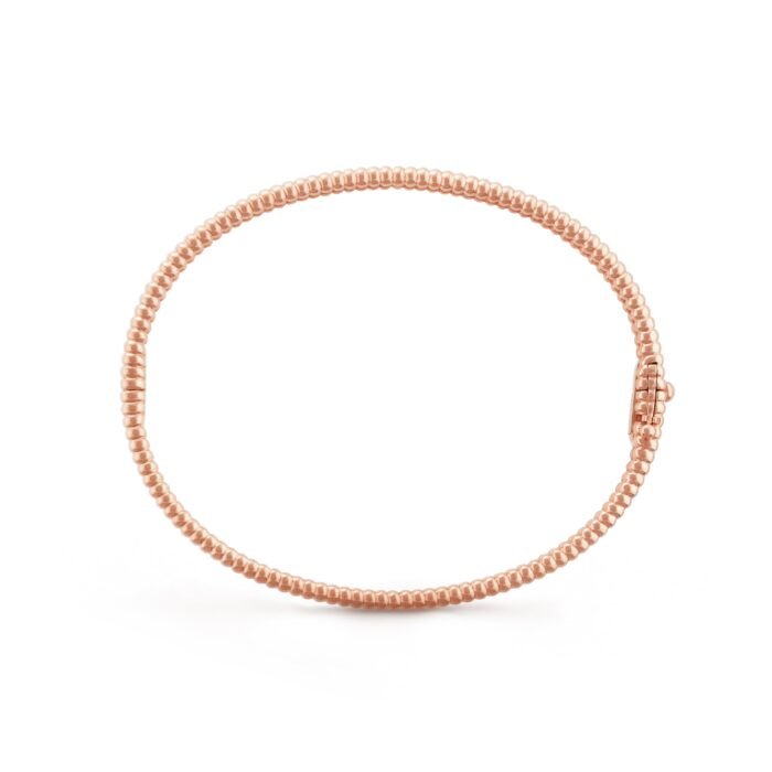 ELSIE LOVE Perlee Bangle Bracelet for Women, 18K Gold Plated V Gold, Cubic Zircon - Image 6