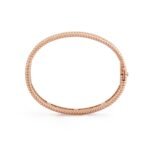 ELSIE LOVE Perlee Bangle Bracelet for Women, 18K Gold Plated V Gold, Cubic Zircon - Image 6