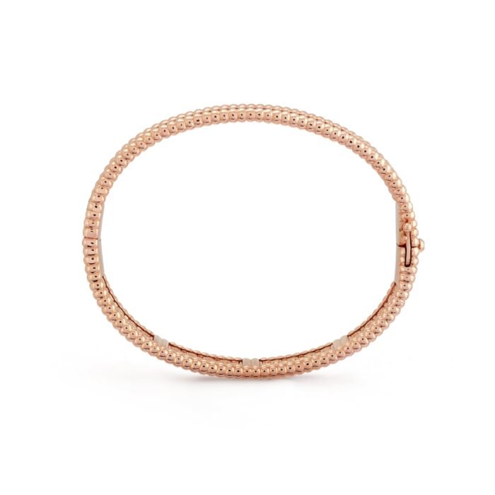 ELSIE LOVE Perlee Bangle Bracelet for Women, 18K Gold Plated V Gold, Cubic Zircon - Image 6
