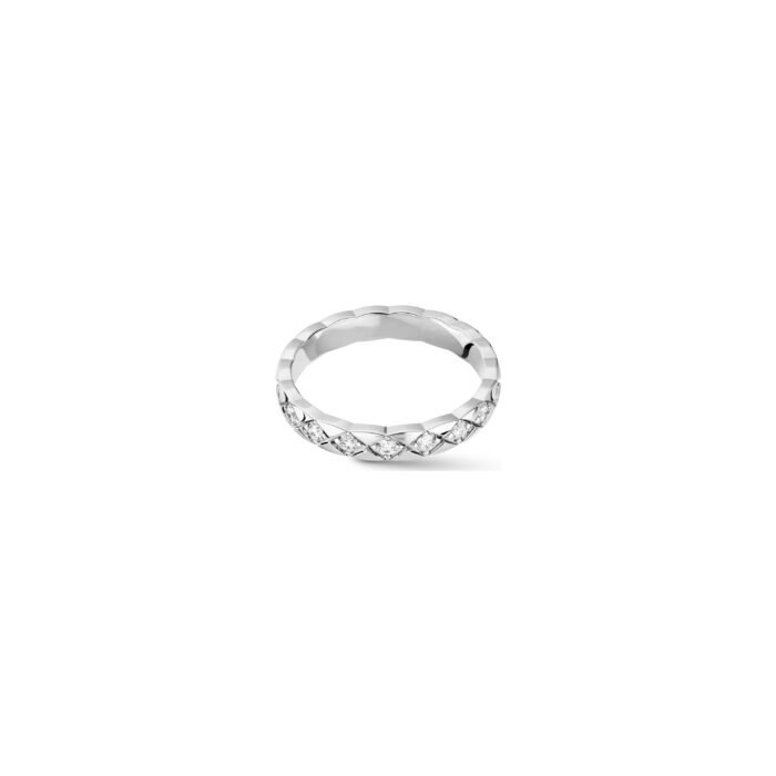 ELSIE LOVE Coco Crush Ring Women 18K Gold Plated 925 Silver Zirconia Ring PVD 5x Layered Fashion Band - Image 6