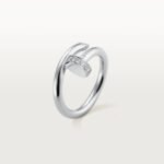 ELSIE LOVE Nail Ring, Women’s 18K Gold Plated Cubic Zircon Open Ring - Image 7