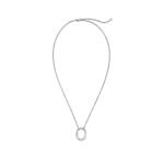 ELSIE LOVE Small Lock Pendant Necklace | V Gold 18K Gold Plated Adjustable Chain - Image 7