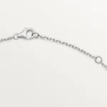 ELSIE LOVE Interlocking Circle Necklace Women 18K Gold Plated V Gold PVD 5x Layered Zirconia 17-Inch Chain - Image 7