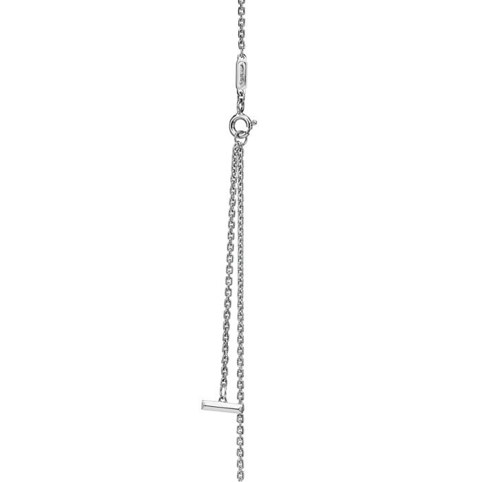ELSIE LOVE T1 Circle Pendant Necklace, 18K Gold Plated with Zirconia, Adjustable 16-18 Inch Chain - Image 7