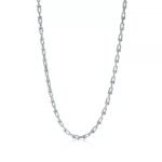 ELSIE LOVE Small Link Necklace 18K Gold Plated V Gold PVD 5x Layered 18" - Image 7