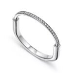ELSIE LOVE Lock Bracelet 18K Gold Plated with Zirconia, Medium Size - Image 7