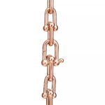 ELSIE LOVE Medium Link Bracelet for Women, 18K Gold Plated V Gold, PVD 5x Layered, Stylish Chain Design - Image 7
