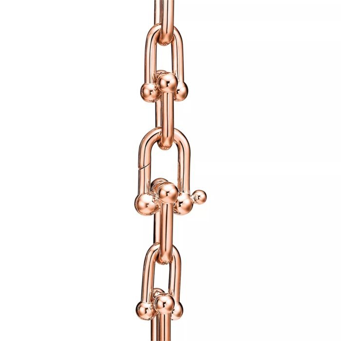 ELSIE LOVE Medium Link Bracelet for Women, 18K Gold Plated V Gold, PVD 5x Layered, Stylish Chain Design - Image 7