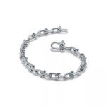 ELSIE LOVE Small Link Bracelet for Women, 18K Gold Plated, V Gold, PVD 5x Layered, Fits Medium Wrist - Image 8