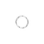 ELSIE LOVE Coco Crush Ring · 925 Sterling Silver 18K Gold Plated · Quilted Engraving with Zirconia · Elegant Women’s Fashion Ring - Image 7