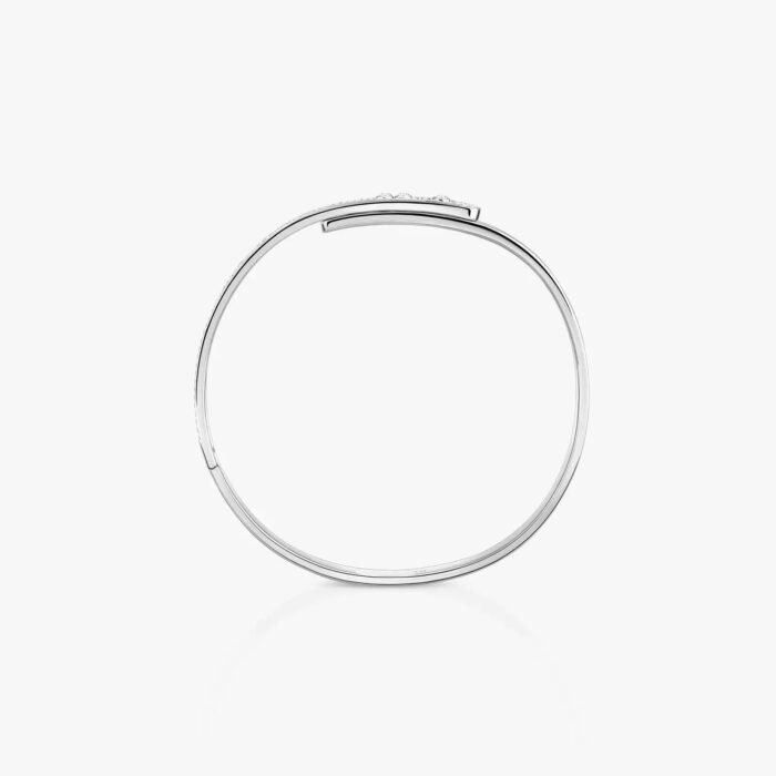 ELSIE LOVE Move Noa Bracelet Women 18K Gold Plated V Gold Zirconia PVD 5x Layered Bangle 4.5mm - Image 7