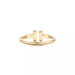 ELSIE LOVE T Ring Women 925 Silver 18K Gold Plated PVD 5x Layered Minimalist Open Band - Image 3