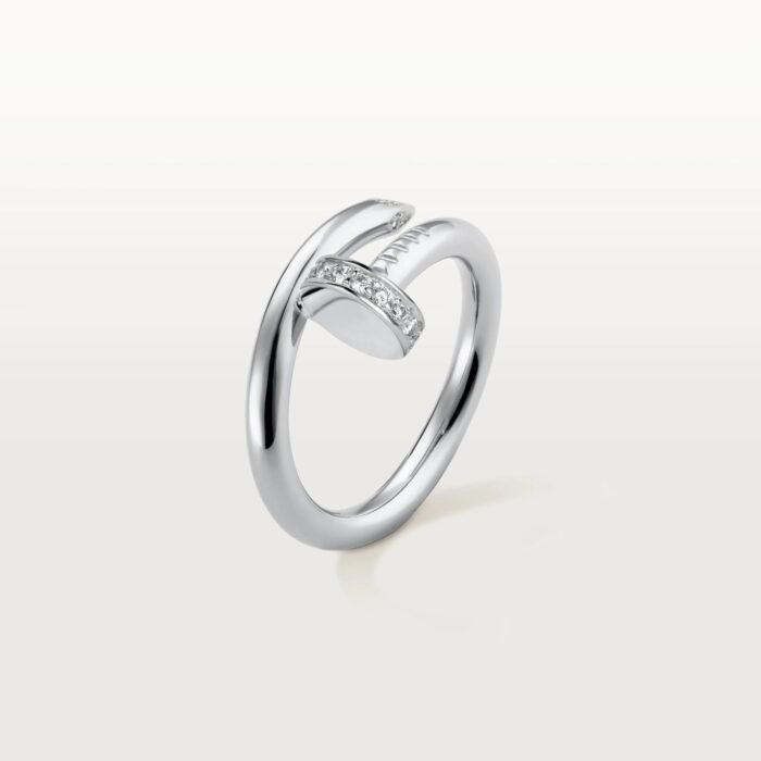 ELSIE LOVE Nail Ring, Women’s 18K Gold Plated Cubic Zircon Open Ring - Image 7
