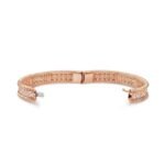 ELSIE LOVE Perlee Bangle Bracelet for Women, 18K Gold Plated V Gold, Cubic Zircon - Image 7
