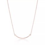 ELSIE LOVE Smile Pendant Small | V Gold 18K Gold Plated Minimalist Necklace - Image 8