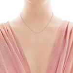 ELSIE LOVE Smile Pendant with Zirconia Small | V Gold 18K Gold Plated Minimalist Necklace - Image 7