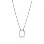 ELSIE LOVE Small Lock Pendant Necklace | V Gold 18K Gold Plated Adjustable Chain - Image 8