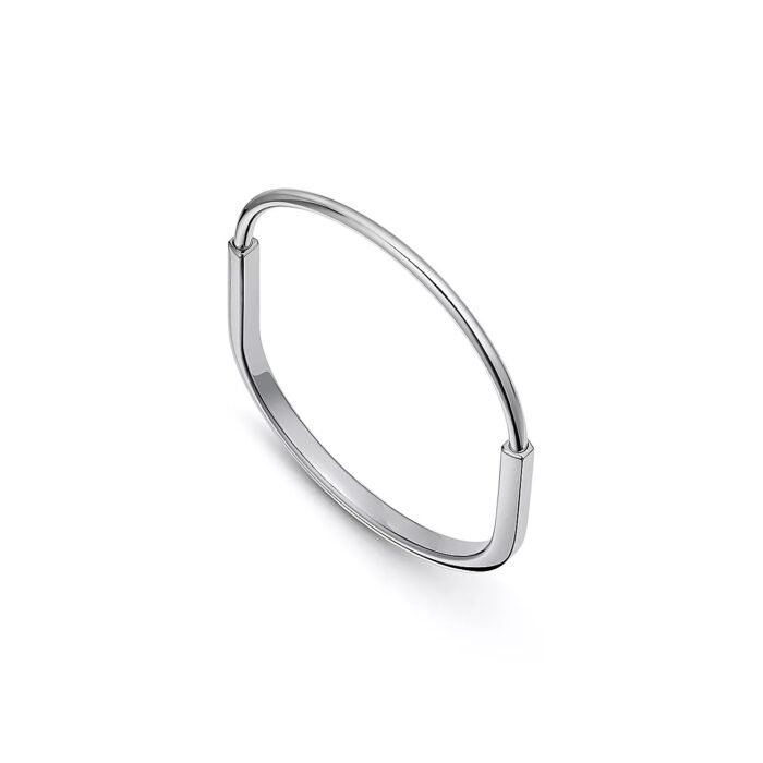 ELSIE LOVE Lock Bracelet Narrow | 18K Gold Plated V Gold PVD 5x Layered Medium - Image 8