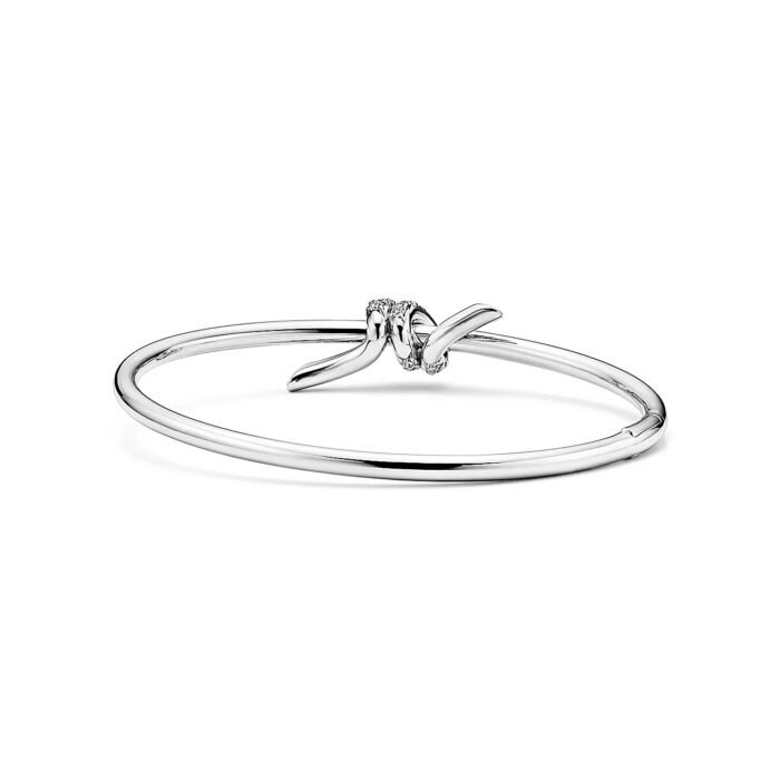 ELSIE LOVE Knot Bracelet with Zirconia · 18K Gold Plated · PVD 5x Layered · V Gold Material - Image 8