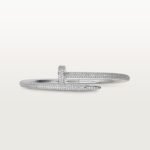 ELSIE LOVE Nail Bangle with Cubic Zirconia · 18K Gold / Rose Gold / Silver Plated · 3.5mm Open Bracelet - Image 8