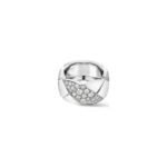 ELSIE LOVE Coco Crush Ring · 925 Sterling Silver 18K Gold Plated · Quilted Design with Full Zirconia Inlay · Luxury Women’s Ring - Image 8