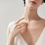 ELSIE LOVE T Ring Women 925 Silver 18K Gold Plated PVD 5x Layered Minimalist Open Band - Image 4
