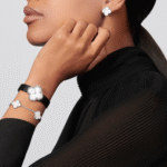 ELSIE LOVE Clover Leaf Bracelet ,925 Silver, 18k Gold Plated - Image 4